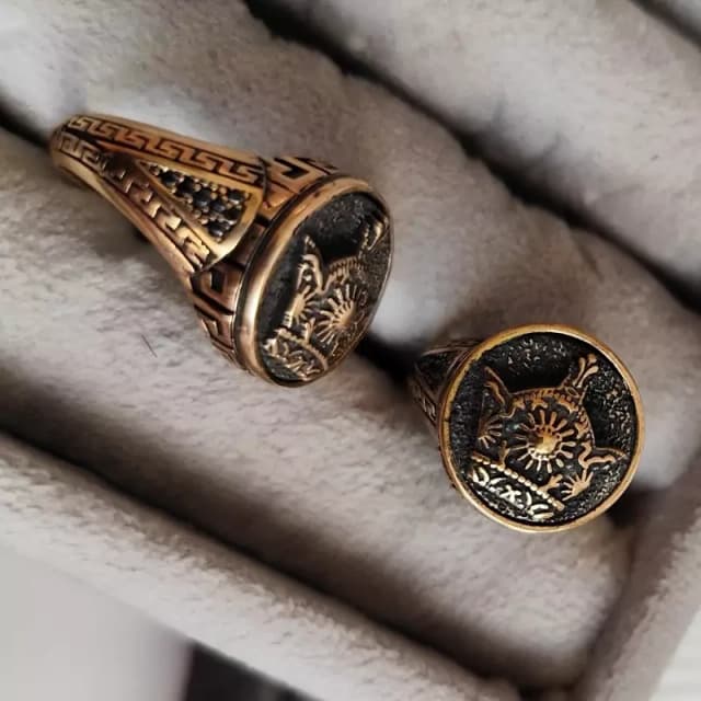 انگشترمردانه استیل طرح تاج