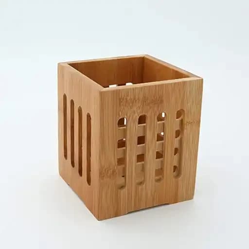 خرید جا قاشقی چوبی بامبو تک و عمده کد L912