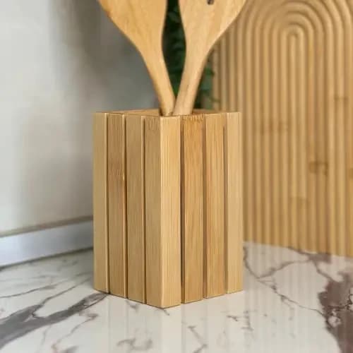 پخش عمده جا قاشقی بامبو تک و عمده کد L917