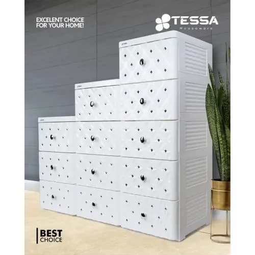 فایل 5 طبقه XXL طرح نگین دار اسکای شماره 3 کد E873 تک و عمده