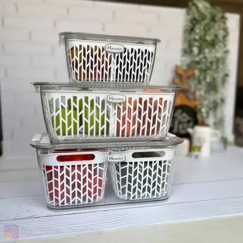 پخش باکس میوه و سبزیجات هومکت سایز بزرگ کد E1090 تک و عمده