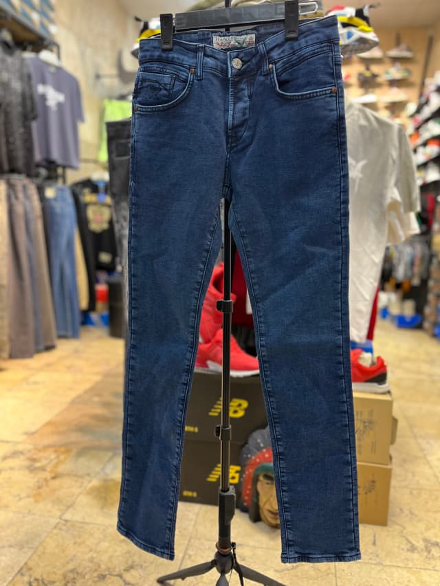 شلوارلی مردانه راسته سرمه ای سایز ریز