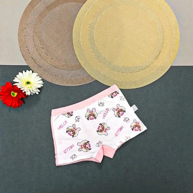 شورت دخترانه سایز 140 نخی وارداتی طرح شنل قرمزی