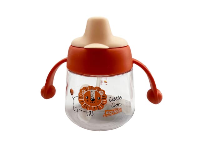 لیوان آبمیوه خوری سوپاپ دار آنتی کولیک 180 میلی لیتر رووکو Rovco