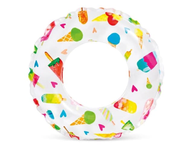 حلقه بادی شنا کودک طرح دار قطر 51CM اینتکس intex
