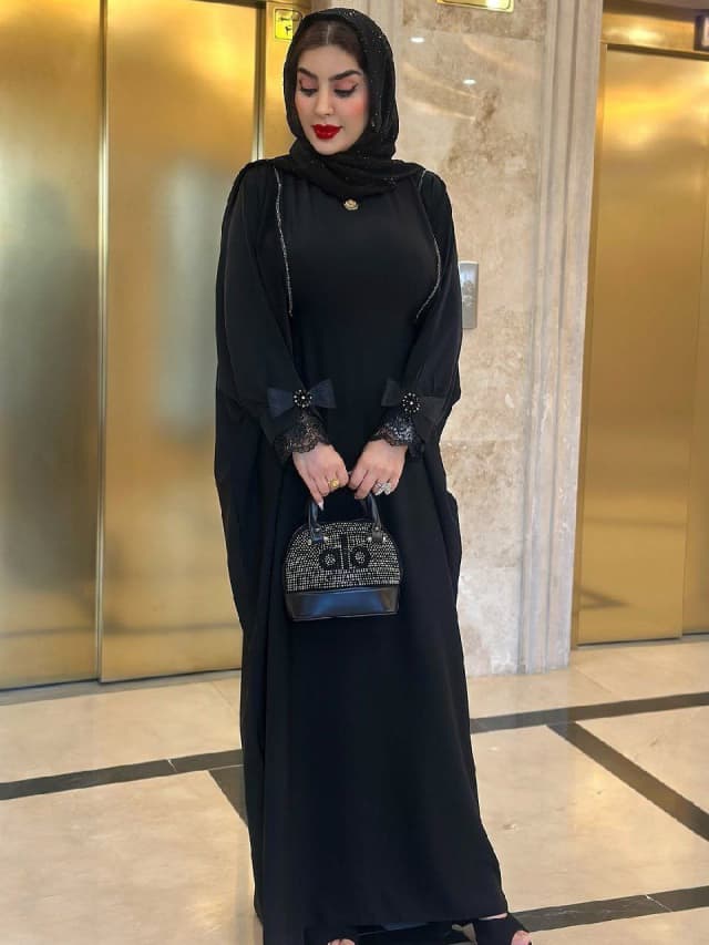 عبای آستین پاپیون سوپر الیزه 