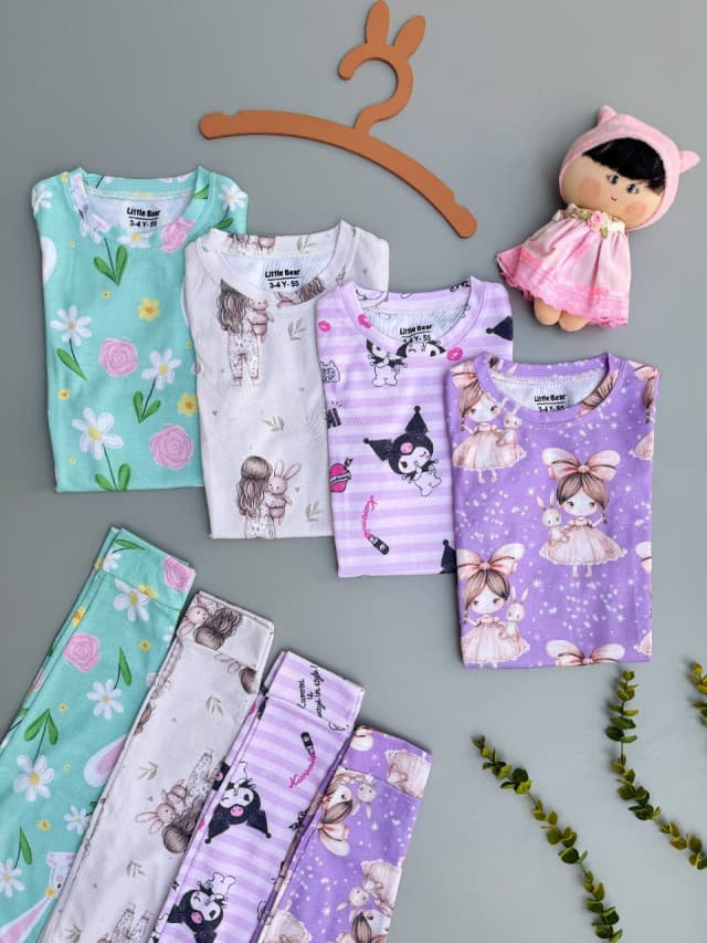 ست راحتی نرمالو دخترانه