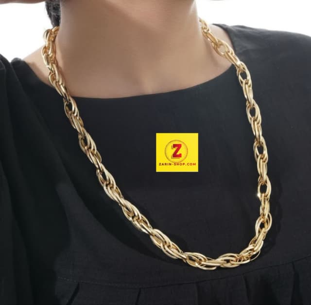 گردنبند طلایی زنانه کد۴۹۲