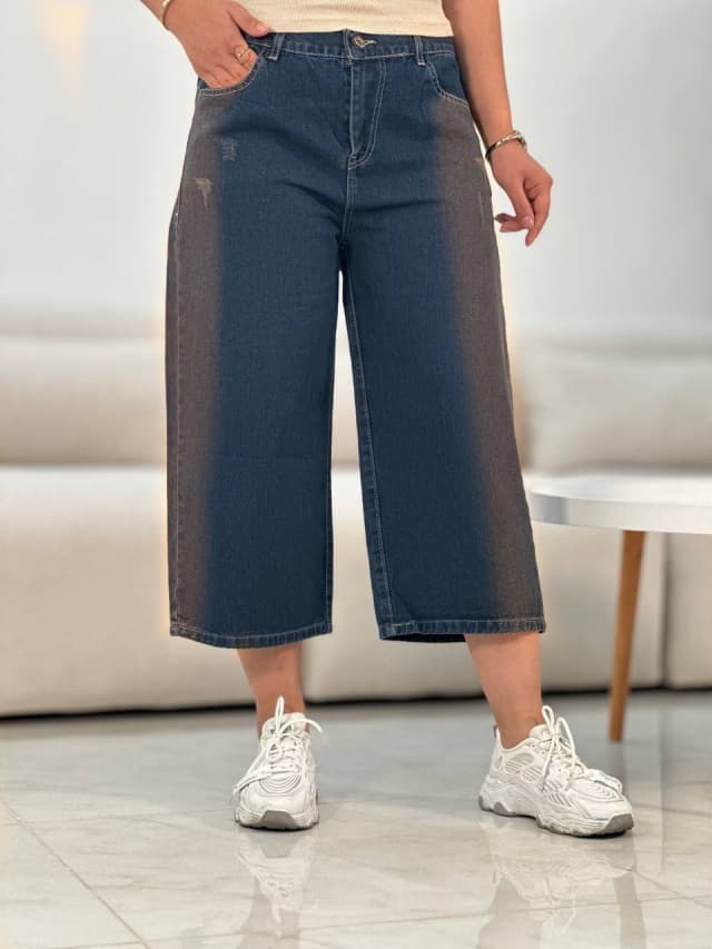 شلوار بگ جین سنگشور قد 80 ترند جذاب 