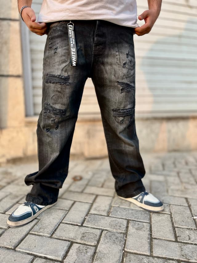 شلوارلی بگ مردانه نوکمدادی کاستوم شده