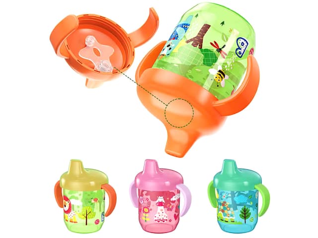 لیوان  آبمیوه خوری آسان نوش سوپاپ دار 250 ml مام لاو mumlove