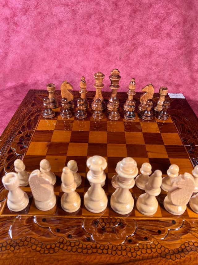 مهره شطرنج چوبی فدراسیونی بزرگ اورجینال